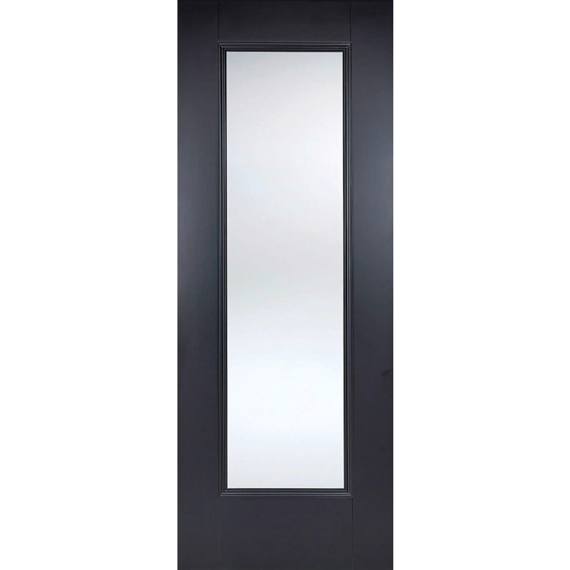 Internal Primed Black Eindhoven Glazed Door